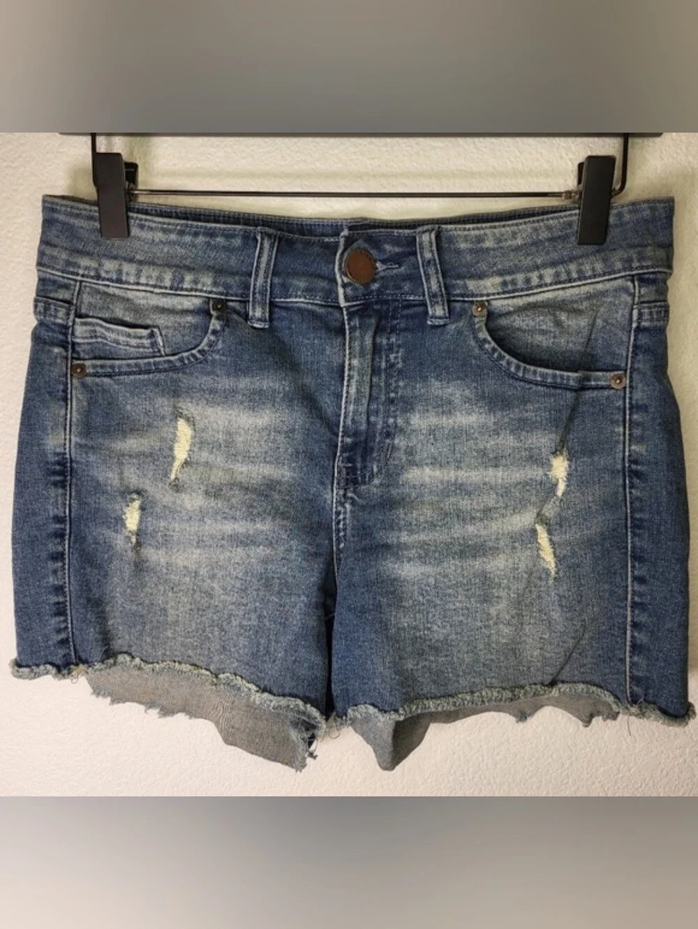 O'Neill Cody Denim Raw Hem Denim Distressed Jean Shorts Size 28